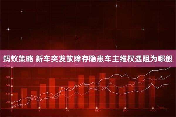 蚂蚁策略 新车突发故障存隐患车主维权遇阻为哪般